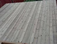 Decking at Rear of House - Merthyr Vale